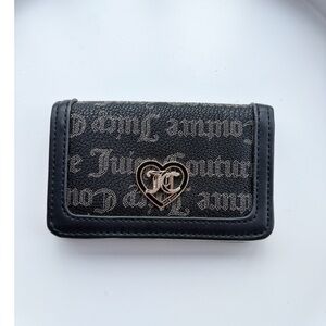 Juicy Couture Printed Wallet Black Gold For Nice Girls Who Like Stuff‎